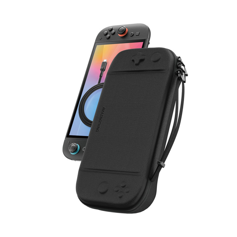 NUOSTABUS „PlayShield EDC“ apsauginis dėklas, skirtas „Nintendo Switch 2“ – juodas