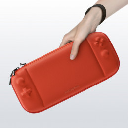 NUOSTABUS „PlayShield EDC“ apsauginis dėklas, skirtas „Nintendo Switch 2“ – raudonas