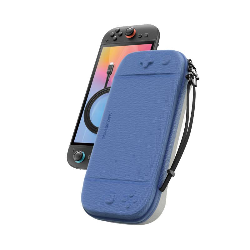 NUOSTABUS „PlayShield EDC“ apsauginis dėklas, skirtas „Nintendo Switch 2“ – mėlynas