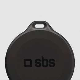 SBS Track My Circle vandeniui atsparus IP65 lokatorius, suderinamas su Apple Find My - juodas