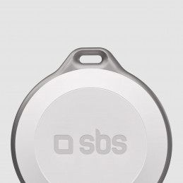SBS Track My Circle vandeniui atsparus IP65 lokatorius, suderinamas su Apple Find My – baltas
