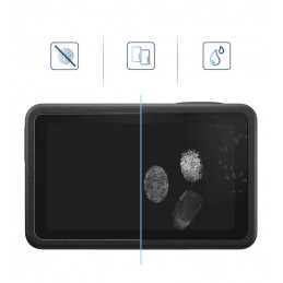 „Tech-Protect Glass Fit+“ 2 grūdinto stiklo pakuotė, skirta „DJI Osmo Action 5 Pro“ – skaidri