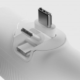 SBS EcoPower 5000 mAh 10W išorinė baterija su integruotu USB-C prievadu – balta