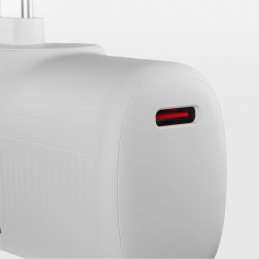 SBS EcoPower 5000 mAh 10W išorinė baterija su integruotu USB-C prievadu – balta