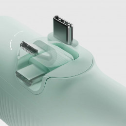 SBS EcoPower 5000 mAh 10W išorinė baterija su integruotu USB-C prievadu – žalia