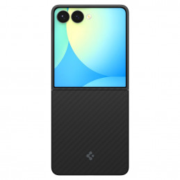 „Spigen AirSkin“ aramidinis dėklas, skirtas „Samsung Galaxy Z Flip 7“ – juodas