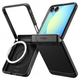 „Spigen Tough Armor Pro MagSafe“ dėklas, skirtas „Samsung Galaxy Z Flip 7“ – juodas