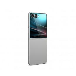 „Spigen Glas.TR EZ Fit HD“ grūdinto stiklo 2 vnt. pakuotė, skirta „Samsung Galaxy Z Flip 7“ - skaidrus