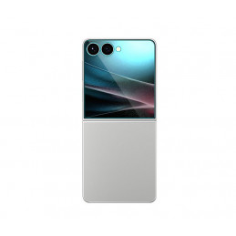 „Spigen Glas.TR EZ Fit HD“ grūdinto stiklo 2 vnt. pakuotė, skirta „Samsung Galaxy Z Flip 7“ - skaidrus