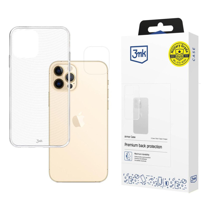 3mk Armor Case, skirtas iPhone 12 Pro Max – skaidrus