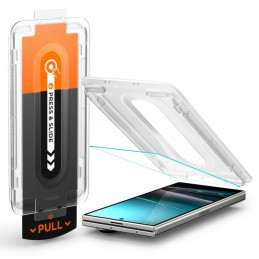 „Spigen Glas.TR EZ Fit Pro HD“ grūdinto stiklo apsauginis stiklas „Samsung Galaxy Z Fold 7“ - skaidrus