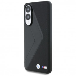 BMW odinis didelių juostelių „MagSafe“ dėklas, skirtas „Samsung Galaxy S25 Edge“ – juodas