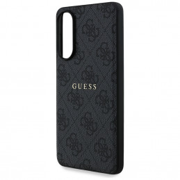 „Guess 4G Ring Classic Logo MagSafe“ dėklas, skirtas „Samsung Galaxy S25 Edge“ – juodas