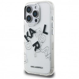 „Karl Lagerfeld IML Sketched Graphic“ dėklas, skirtas „iPhone 16 Pro Max“ – skaidrus