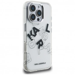„Karl Lagerfeld IML Sketched Graphic“ dėklas, skirtas „iPhone 16 Pro“ – skaidrus