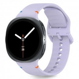 „Tech-Protect“ silikoninis dirželis, skirtas „Samsung Galaxy Watch 40/ 44/ 46 mm“ – violetinis