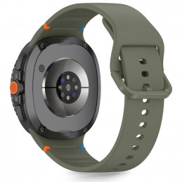 „Tech-Protect“ silikoninis dirželis, skirtas „Samsung Galaxy Watch 40/ 44/ 46 mm“ – žalias