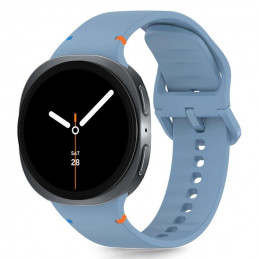 „Tech-Protect“ silikoninis dirželis, skirtas „Samsung Galaxy Watch 40/ 44/ 46 mm“ – mėlynas