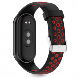 „Tech-Protect IconBand Air Strap“ skirtas „Xiaomi Smart Band 8 / 9 / 10“ / NFC – juodas ir raudonas