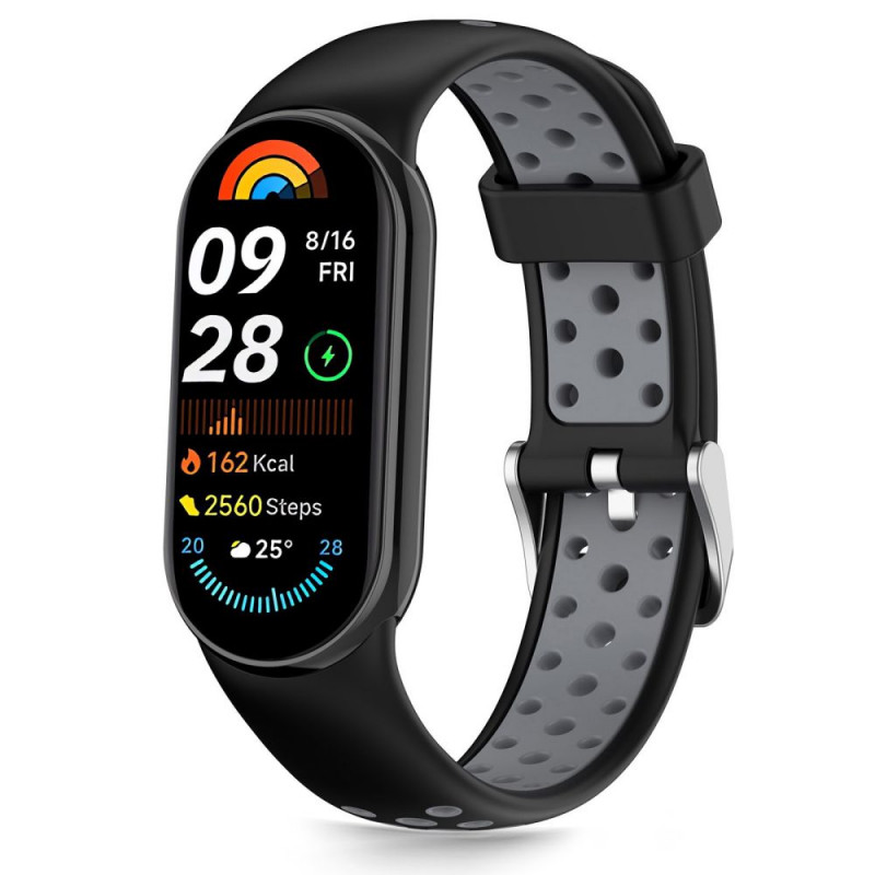 „Tech-Protect IconBand Air Strap“ skirtas „Xiaomi Smart Band 8 / 9 / 10“ / NFC – juodas ir pilkas
