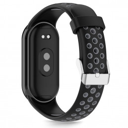„Tech-Protect IconBand Air Strap“ skirtas „Xiaomi Smart Band 8 / 9 / 10“ / NFC – juodas ir pilkas