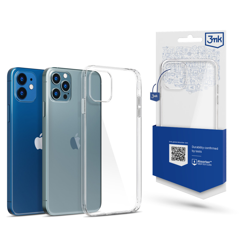 3mk skaidrus dėklas, skirtas iPhone 12 / iPhone 12 Pro - skaidrus