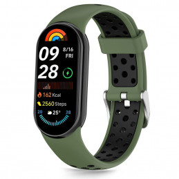 „Tech-Protect IconBand Air Strap“ skirtas „Xiaomi Smart Band 8 / 9 / 10“ / NFC – žalias ir juodas