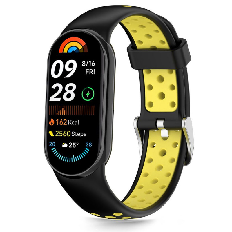 „Tech-Protect IconBand Air Strap“ skirtas „Xiaomi Smart Band 8 / 9 / 10“ / NFC – juodas ir geltonas