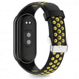 „Tech-Protect IconBand Air Strap“ skirtas „Xiaomi Smart Band 8 / 9 / 10“ / NFC – juodas ir geltonas