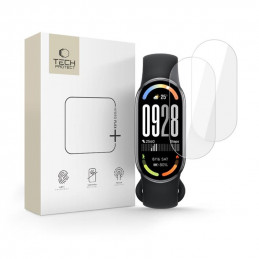 „Tech-Protect Gydro Flex+“ hidrogelio plėvelė, skirta „Xiaomi Smart Band 8 / 9 / 10 / NFC“, 2 vnt. pakuotėje - skaidri