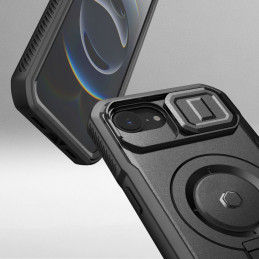 „Tech-Protect Kevlar Magsafe“ dėklas, skirtas „iPhone 16e“ – juodas