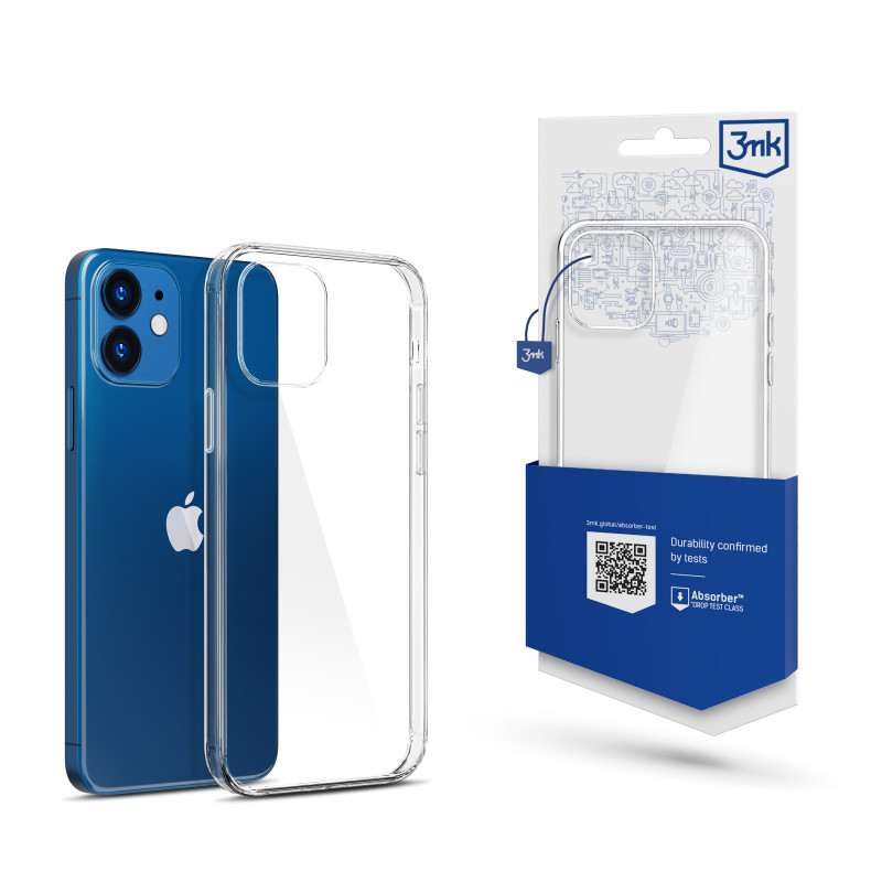 3mk skaidrus dėklas iPhone 12 mini - skaidrus