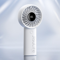 „Jisulife“ nešiojamasis ventiliatorius „Life4“ 5000mAh nešiojamasis USB ventiliatorius – pilkas