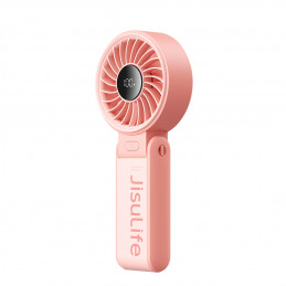 „Jisulife“ nešiojamasis ventiliatorius „Life7“, 3600 mAh, nešiojamas USB ventiliatorius – rožinis