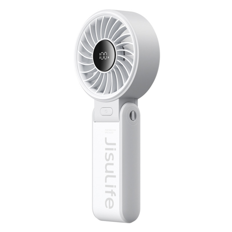 „Jisulife“ nešiojamasis ventiliatorius „Life7“ 3600mAh nešiojamasis USB ventiliatorius – pilkas