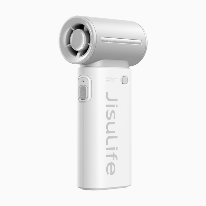„Jisulife“ nešiojamas ventiliatorius „Life9“ 3600mAh nešiojamas mini pūstuvas USB ventiliatorius – pilkas