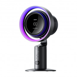 „Jisulife“ stalo ventiliatorius „Pro3“ 10000mAh turbininis stalinis ventiliatorius su filtru – tamsiai pilkas