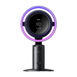 „Jisulife“ stalo ventiliatorius „Pro3“ 10000mAh turbininis stalinis ventiliatorius su filtru – tamsiai pilkas