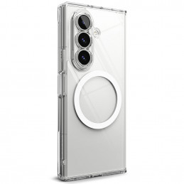 „Ringke Fusion“ magnetinis „MagSafe“ dėklas, skirtas „Samsung Galaxy Z Fold 7“ – skaidrus