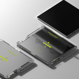 „Ringke Dual Easy Pro“ 2 apsauginių plėvelių pakuotė, skirta „Samsung Galaxy Z Fold 7“ - skaidri.