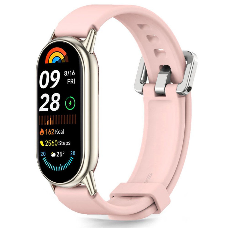 „Tech-Protect IconBand Classic“ dirželis, skirtas „Xiaomi Smart Band 8 / 9 / 10“ / NFC – rožinis