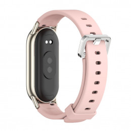 „Tech-Protect IconBand Classic“ dirželis, skirtas „Xiaomi Smart Band 8 / 9 / 10“ / NFC – rožinis