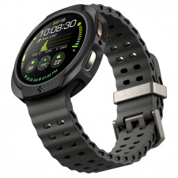 „Spigen Liquid Air“ dėklas, skirtas „Samsung Galaxy Watch 8“ 44 mm laikrodžiui – matinės juodos spalvos