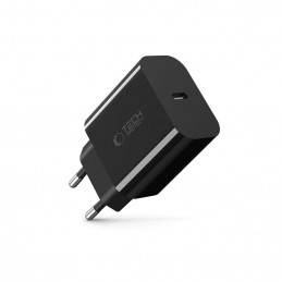 „Tech-Protect NC20W USB-C“ 1 prievado PD20W sieninis įkroviklis – juodas