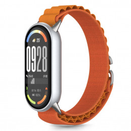 „Tech-Protect“ nailono „Pro“ dirželis, skirtas „Xiaomi Smart Band 8 / 9 / 10 / NFC“ – oranžinis