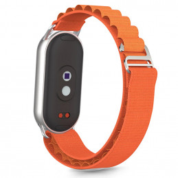„Tech-Protect“ nailono „Pro“ dirželis, skirtas „Xiaomi Smart Band 8 / 9 / 10 / NFC“ – oranžinis