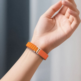 „Tech-Protect“ nailono „Pro“ dirželis, skirtas „Xiaomi Smart Band 8 / 9 / 10 / NFC“ – oranžinis