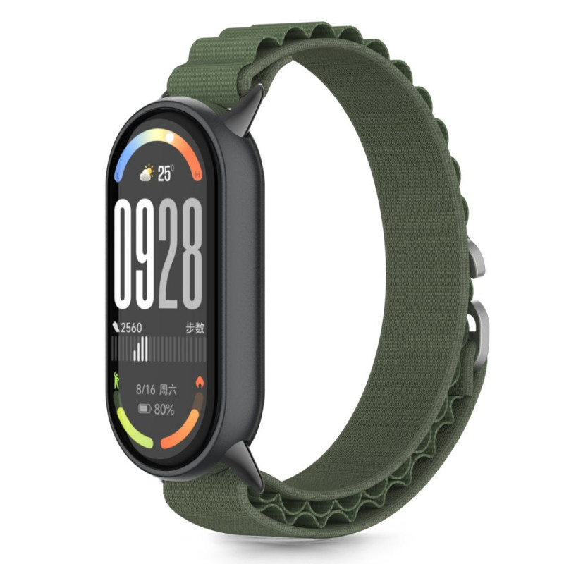 „Tech-Protect“ nailono „Pro“ dirželis, skirtas „Xiaomi Smart Band 8 / 9 / 10 / NFC“ – žalias