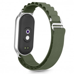 „Tech-Protect“ nailono „Pro“ dirželis, skirtas „Xiaomi Smart Band 8 / 9 / 10 / NFC“ – žalias
