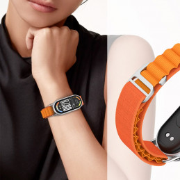 „Tech-Protect“ nailono „Pro“ dirželis, skirtas „Xiaomi Smart Band 8 / 9 / 10 / NFC“ – žalias